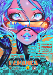 Cartel Festival Manga de Cádiz de 2019