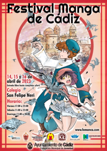Cartel Festival Manga de Cádiz de 2023
